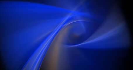 Abstract colorful blue lines on darkblue background. Festive background. Digital fractal art. 3d rendering.