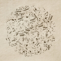 Old musical background.