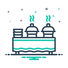 Mix icon for catering