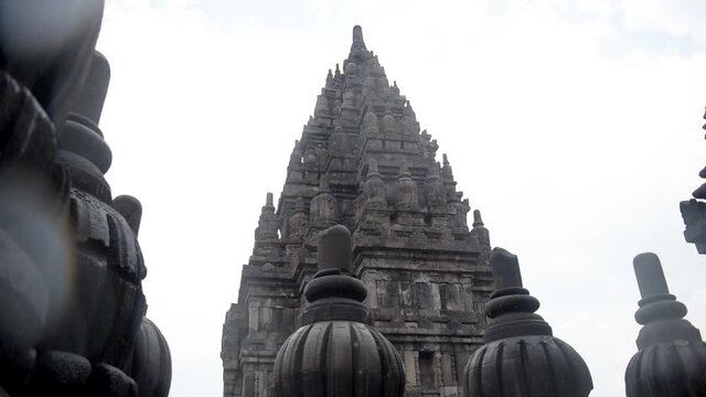 Prambanan Temple is an 8th-century Hindu temple compound in the Special Region of Yogyakarta, Indonesia, dedicated to the Trimūrti.