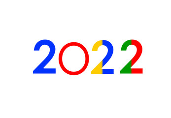 Vector Year 2021 for series design 2