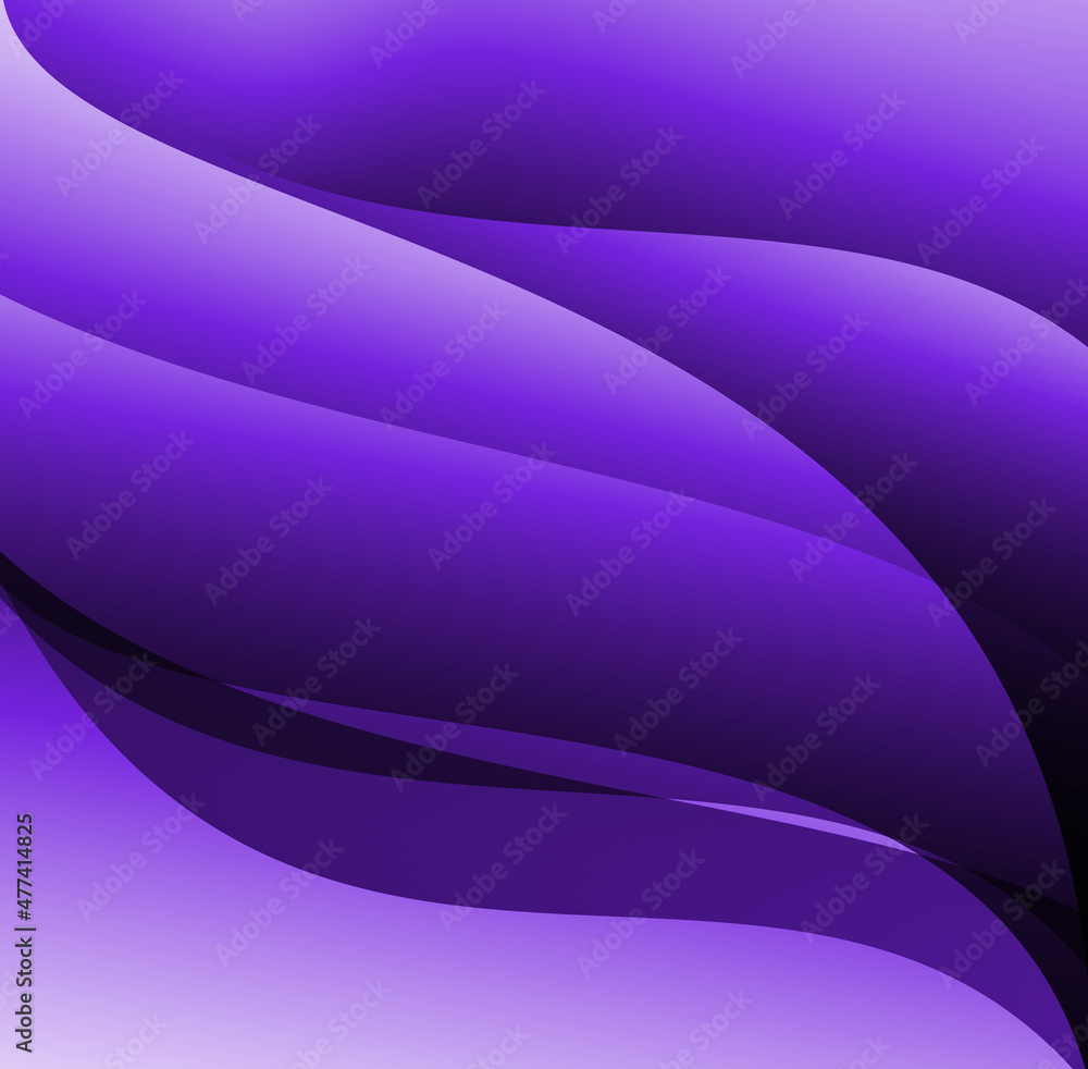 Poster random purple layer shapes square background with empty space. abstract post design backdrop