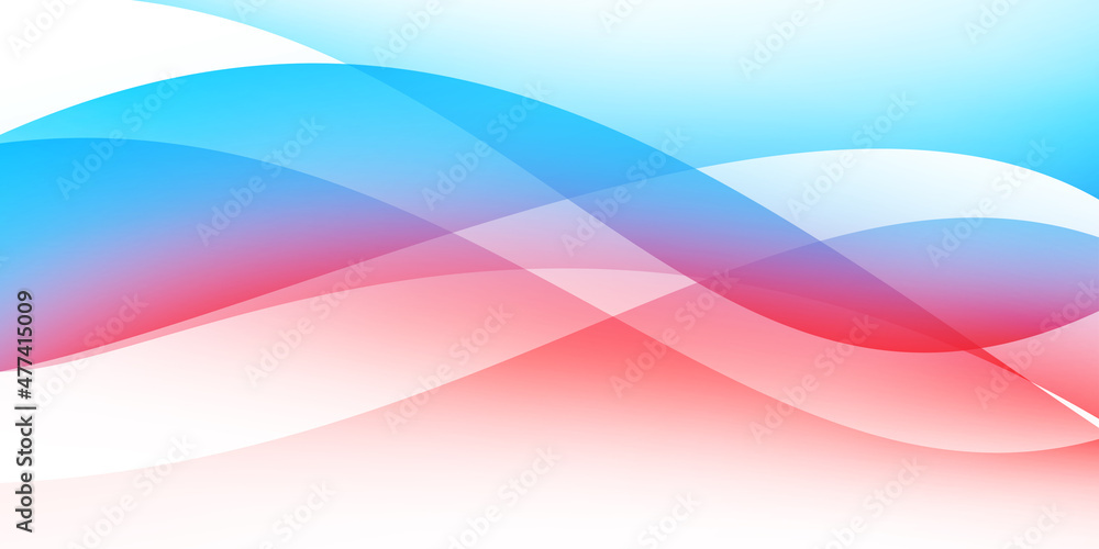 Poster blue and red abstract colorful random shapes background wallpaper. new backdrop design