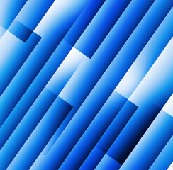 Blue Diagonal Shapes Abstract Background Free Space