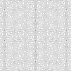 modern batik pattern design vector