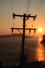Power lines, domestic power supply 