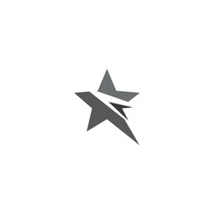 Star icon Template vector illustration design