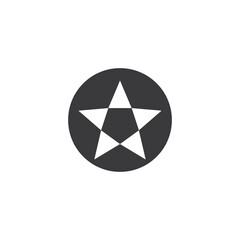 Star icon Template vector illustration design