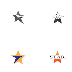 Star icon Template vector illustration design