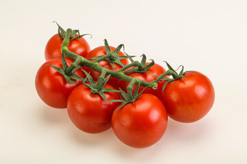 Fresh ripe cherry tomato branch