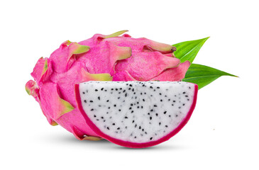 Dragon fruit isolated on white