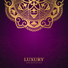 Obraz na płótnie Canvas Premium mandala golden pattern Background Design, Decorative ethnic mandala pattern background