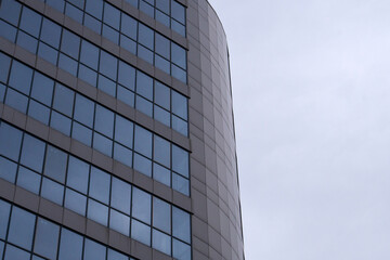 Modern and conteporary arcitectural fiction. Abstract architecture fragment.