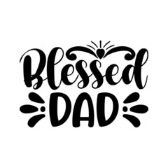 Blessed Dad Svg
