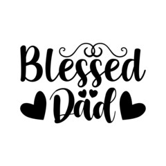 Blessed Dad Svg