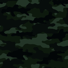 Hunting camouflage. Army pattern. Vector print for clothes, paper.