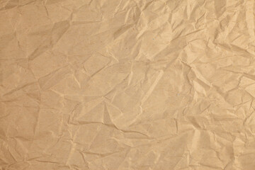 Vintage crumpled recycle paper background.