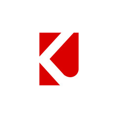 Letter K and J simple minimalist logo. KJ monogram. KJ for business and consulting logo