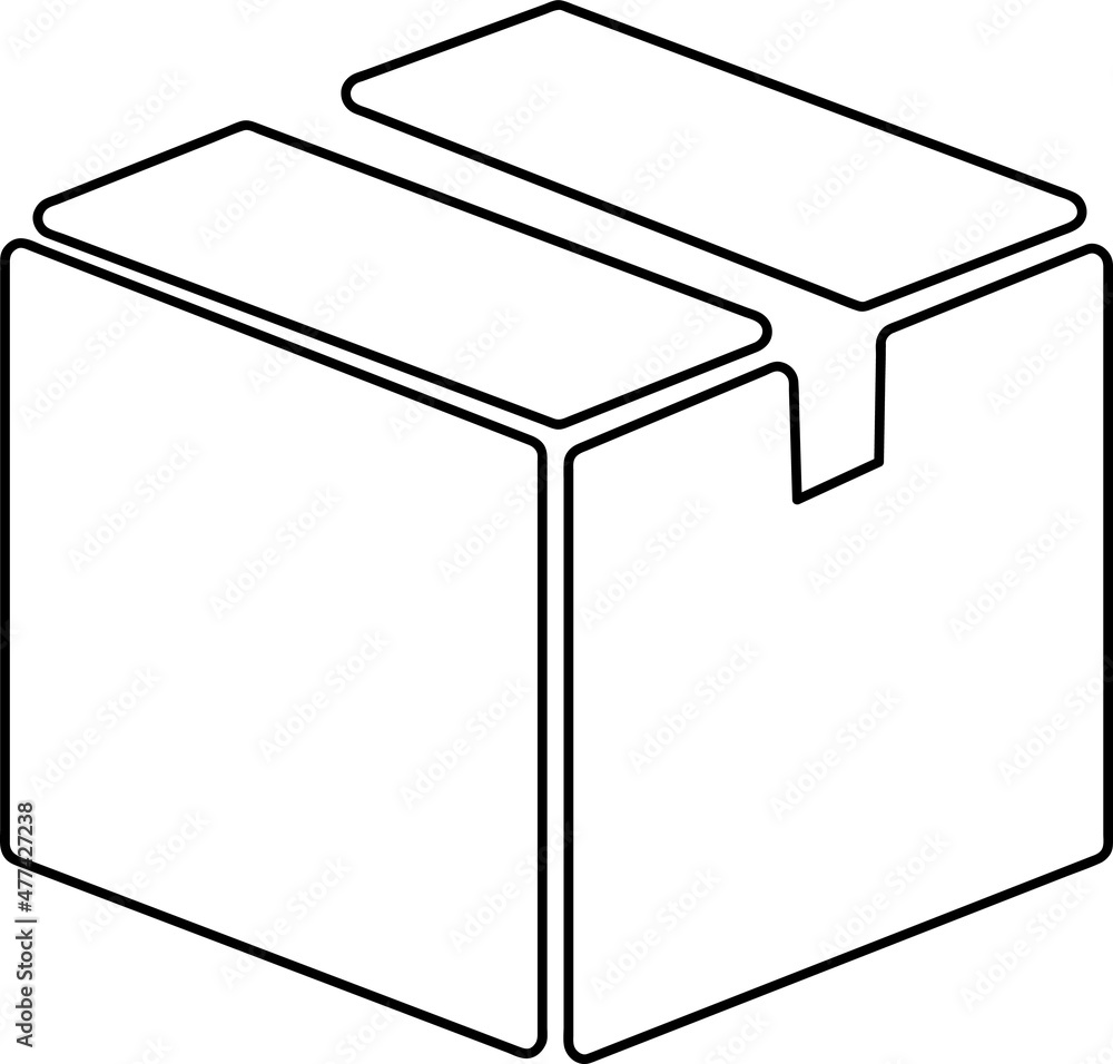 Poster box icon in modern style. high quality black image for your web and other option..eps