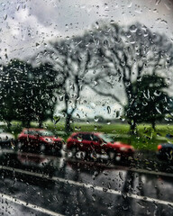 Raining on the Street