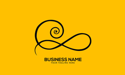 Alphabet CS or SC infinity monogram vector logo template