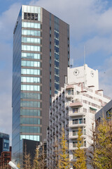 建ち並ぶビルたち　原宿駅前、竹下通り周辺の風景