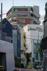 キラー通り沿いの街並　原宿の風景