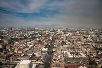 Aerial view of Mexico City