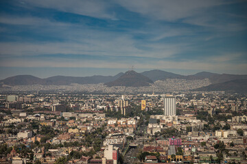 Aerial view of Mexico City, Mexico