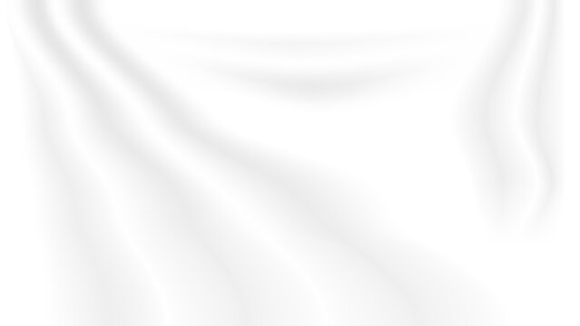 abstract blank white soft creased satin fabric folding texture background for decorative graphic design
