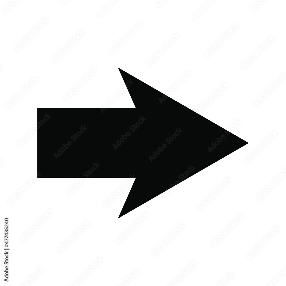 Poster arrow icon. classic sign. cursor symbol. digital element. app design. abstract art. vector illustrat