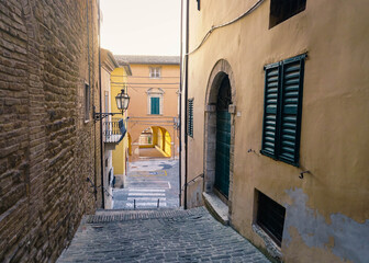 A side street in Serra san Quirico