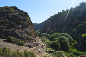 riverside mountain scenery