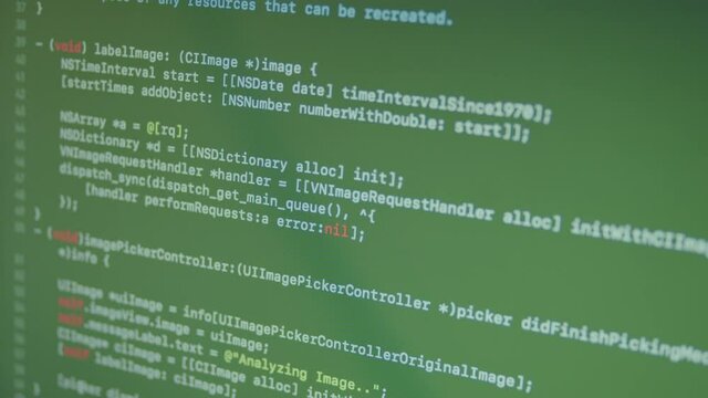 Objective-C Machine Learning Scroll and Typing Code