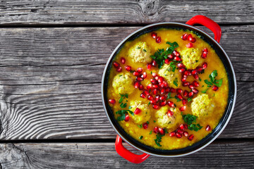 Ash-e Anar, Persian Split Pea and Pomegranate Soup