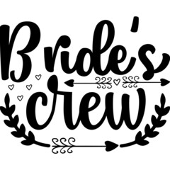 Bride’s crew Svg