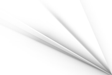 Abstract white and gray color, modern design background with geometric shape. Vector illustration.