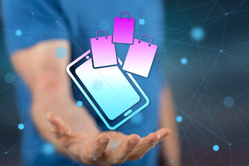 Concept of online shopping