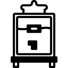 punch solid line icon