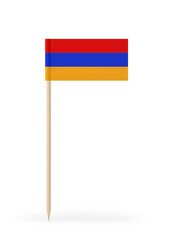 Small Flag of Armenia on a Toothpick