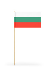 Small Flag of Bulgaria on a Toothpick