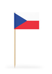 Small Flag of Chezch Republic on a Toothpick