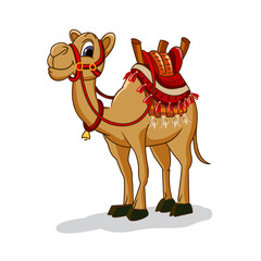 Cartoon Camel vector illustration