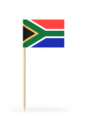 Small Flag of South Africa on a Toothpick