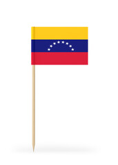 Small Flag of Venezuela on a Toothpick