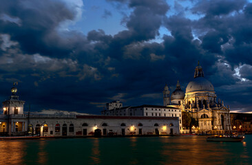 Fototapeta na wymiar Saint Mary of Health, Santa Maria della Salute in Venice a beautiful church in Venice Italy 