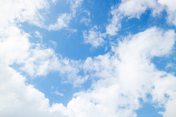 clouds and sky,Blue sky and white clouds,The vast blue sky and clouds sky