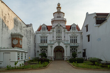 The Chee Clan Mansion is the ancestral home of the Chee family, Malacca City, Malaysia. - obrazy, fototapety, plakaty