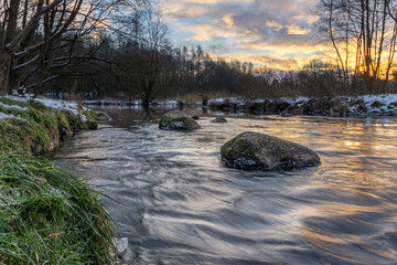 Wintermorgen an der St&ouml;r