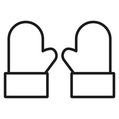 Rękawiczki, ikona. © EmBer_graphic